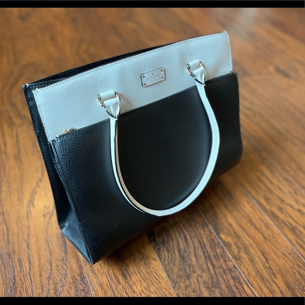 Kate Spade ♠️ Leather Color Block Tote Bag